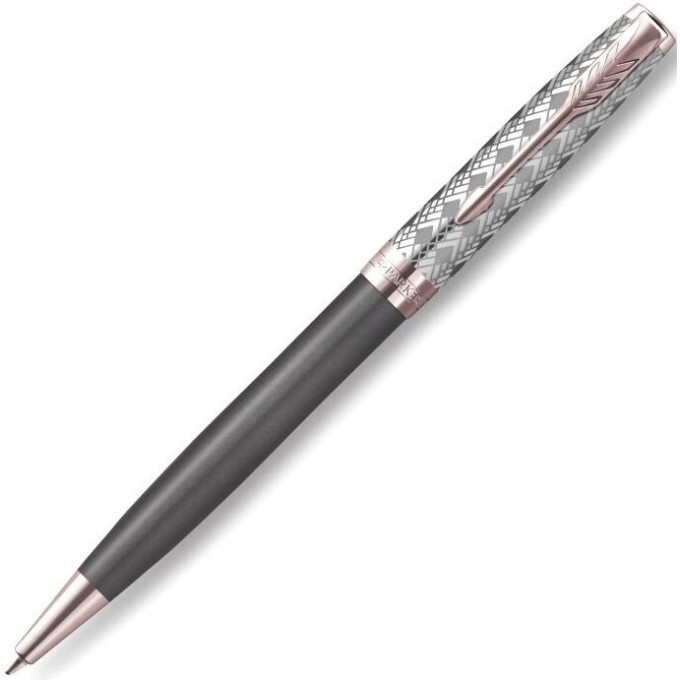 Ручка шариковая PARKER SONNET PREMIUM K537 Metal Grey PGT M 2119791